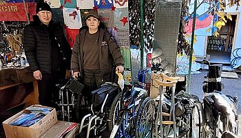 Работники мэрии города Кызыла продолжают свою миссию в ЛНР, ДНР и Ростове-на-Дону