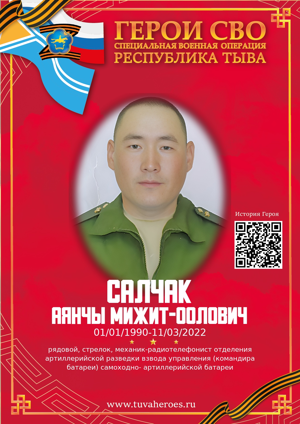 Салчак Аянчы Мижит-оолович