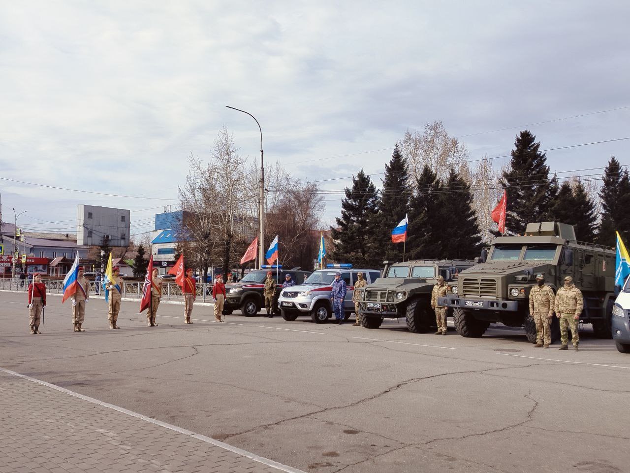 В Кызыле стартовал автопробег «Навстречу Победе!»